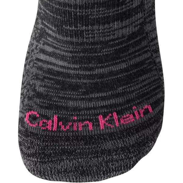 Calvin Klein Womens Athletic Socks  Cushion No Show Socks 6 PackGrey Multi