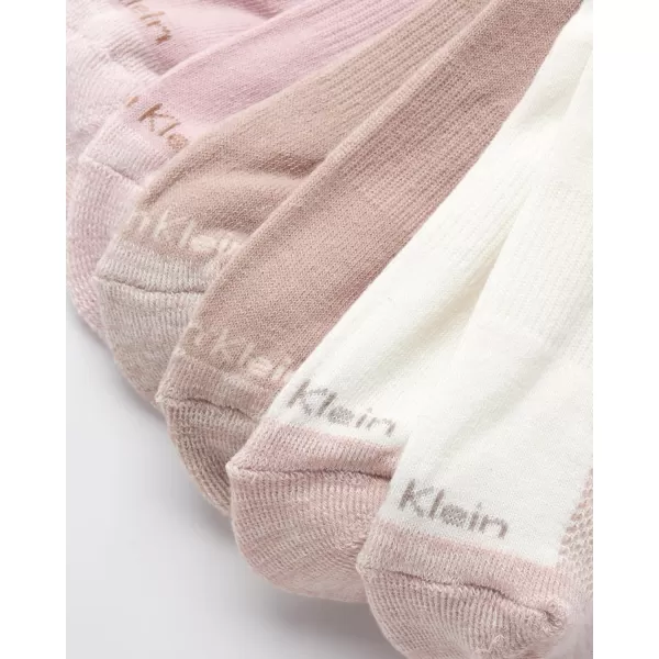 Calvin Klein Womens Athletic Socks  Cushion No Show Socks 6 PackLight Assorted