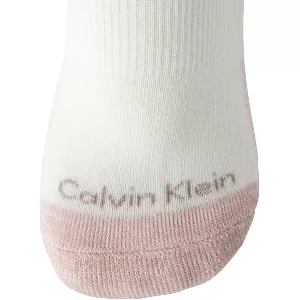 Calvin Klein Womens Athletic Socks  Cushion No Show Socks 6 PackLight Assorted
