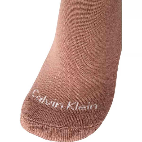 Calvin Klein Womens Athletic Socks  Cushion No Show Socks 6 PackNeutral Assorted