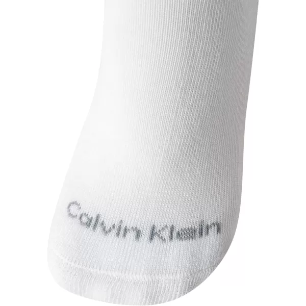 Calvin Klein Womens Athletic Socks  Cushion No Show Socks 6 PackWhite