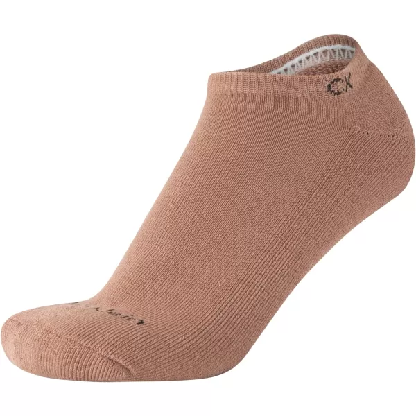 Calvin Klein Womens Athletic Socks  Lightweight Performance No Show Socks 12 PackBeige