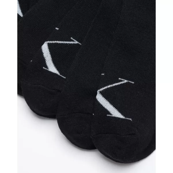 Calvin Klein Womens Athletic Socks  Lightweight Performance No Show Socks 12 PackBlack Monogram