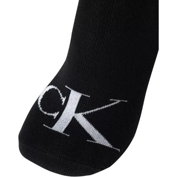 Calvin Klein Womens Athletic Socks  Lightweight Performance No Show Socks 12 PackBlack Monogram