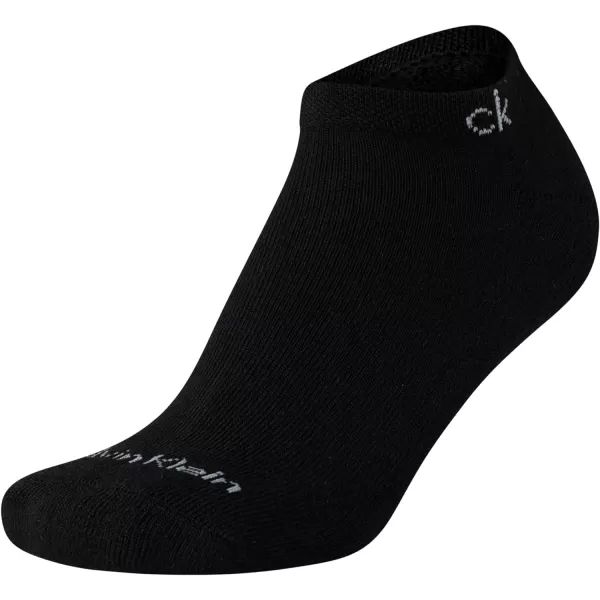 Calvin Klein Womens Athletic Socks  Lightweight Performance No Show Socks 12 PackBlackWhiteGrey