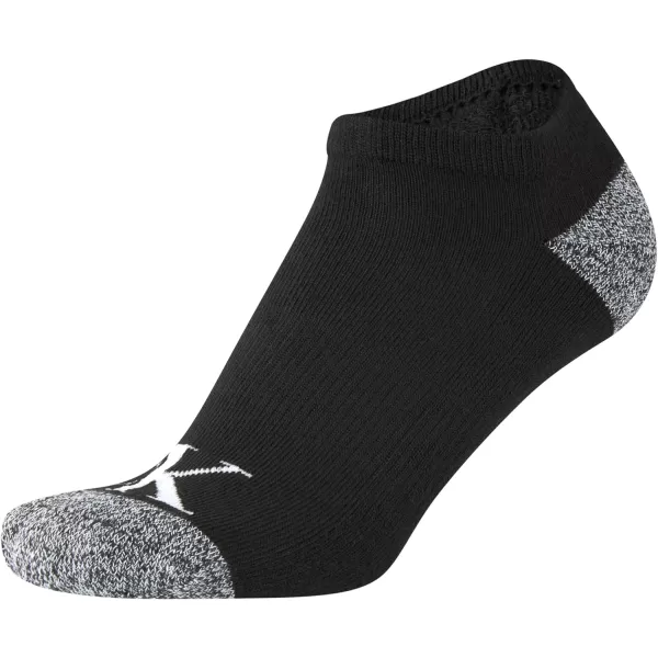 Calvin Klein Womens Athletic Socks  Lightweight Performance No Show Socks 12 PackGreyBlack Logo