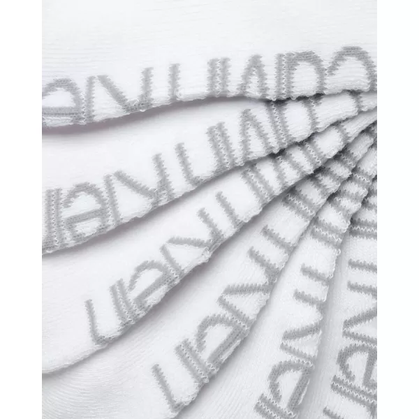 Calvin Klein Womens Athletic Socks  Lightweight Performance No Show Socks 12 PackPure White