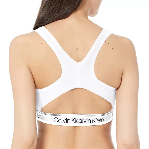 Calvin Klein Womens Athletic Unlined BraletteWhite