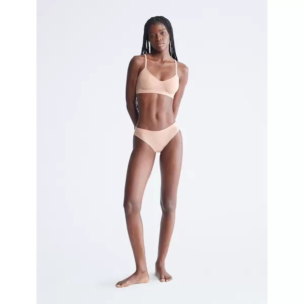 Calvin Klein Womens Bonded Flex BikiniClay