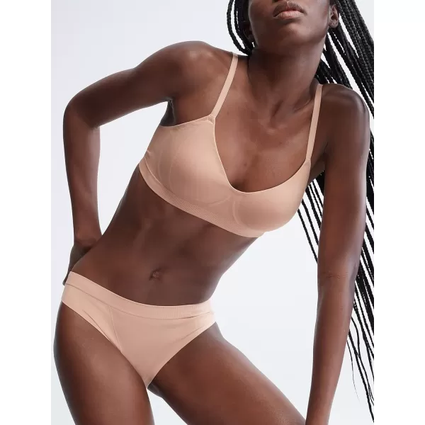 Calvin Klein Womens Bonded Flex BikiniClay
