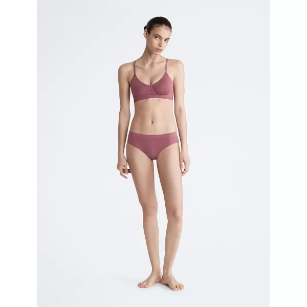 Calvin Klein Womens Bonded Flex BikiniCrushed Berry