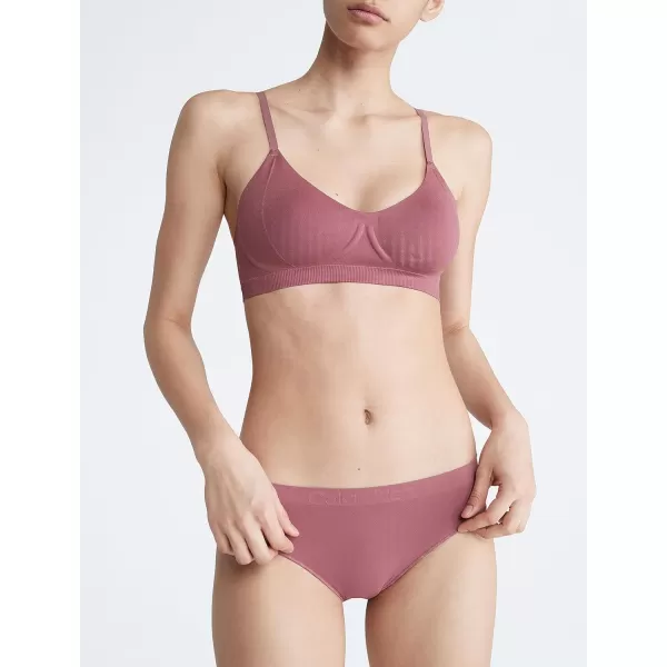 Calvin Klein Womens Bonded Flex BikiniCrushed Berry