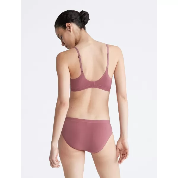 Calvin Klein Womens Bonded Flex BikiniCrushed Berry