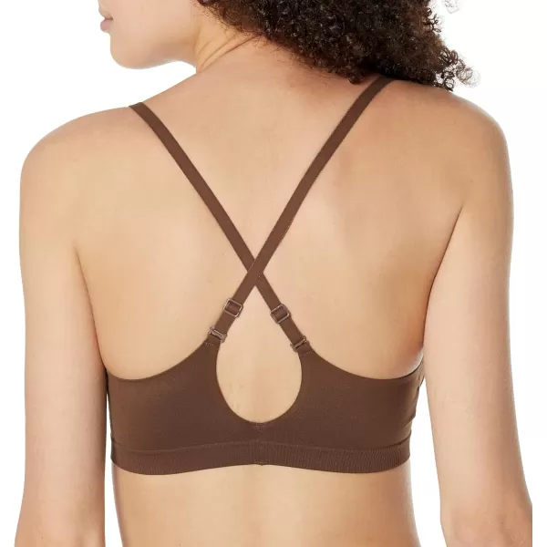 Calvin Klein Womens Bonded Flex Lightly Lined BraletteUmber