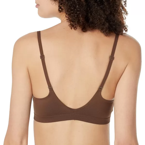 Calvin Klein Womens Bonded Flex Lightly Lined BraletteUmber