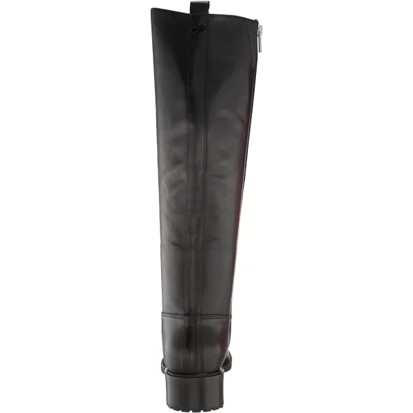 Calvin Klein Womens Botina Knee High BootBlack