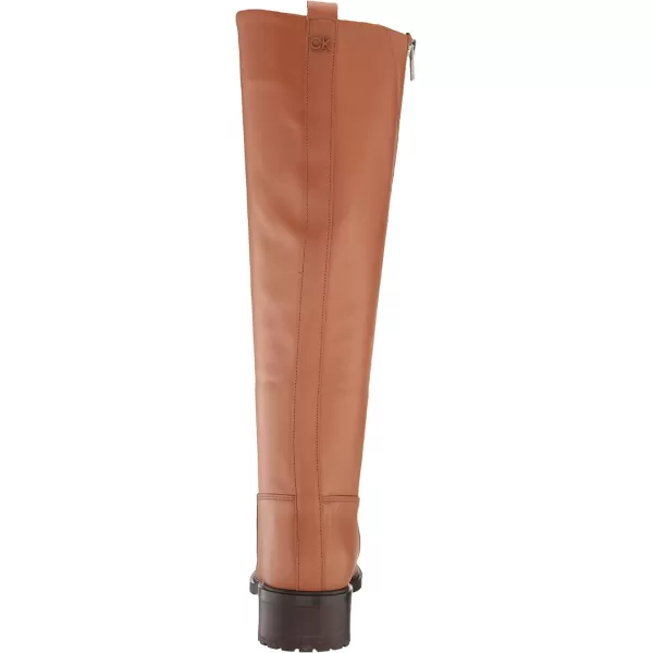 Calvin Klein Womens Botina Knee High BootNew Luggage