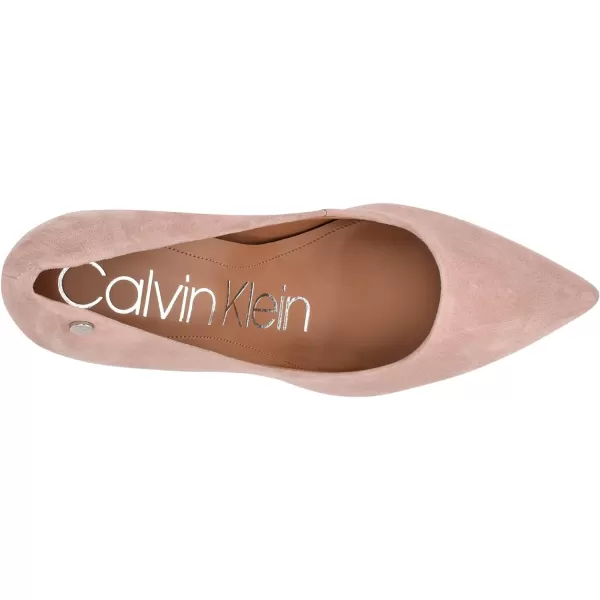 Calvin Klein Womens Brady PumpAutumn Rose Suede