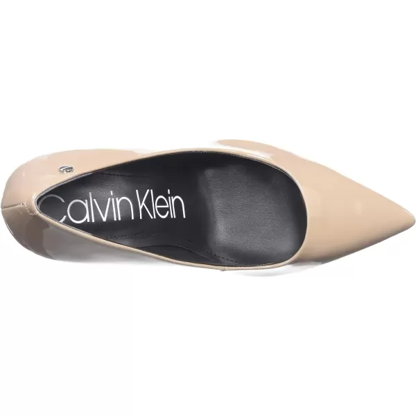 Calvin Klein Womens Brady PumpTobacco Patent