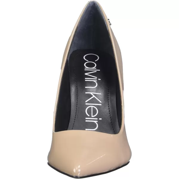 Calvin Klein Womens Brady PumpTobacco Patent