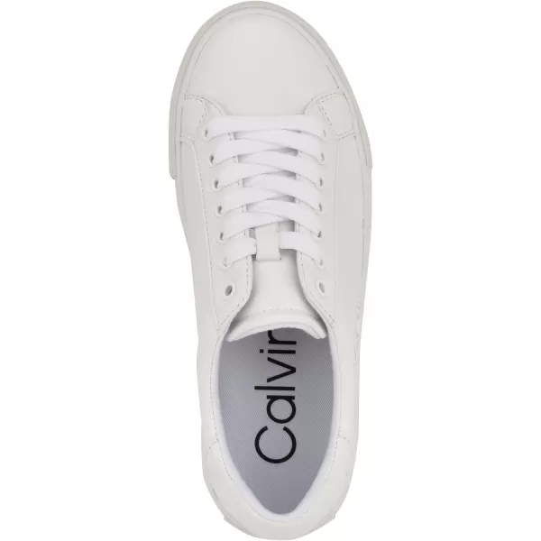 Calvin Klein Womens Camzy SneakerWhite 140