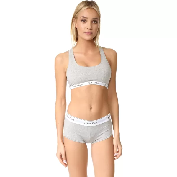 Calvin Klein Womens Carousel Logo Bralette 2packBlackGrey Heather