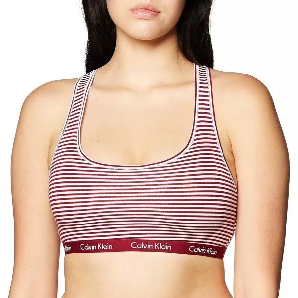 Calvin Klein Womens Carousel Logo BraletteMarching Stripe