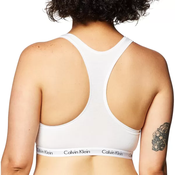 Calvin Klein Womens Carousel Logo BraletteWhite