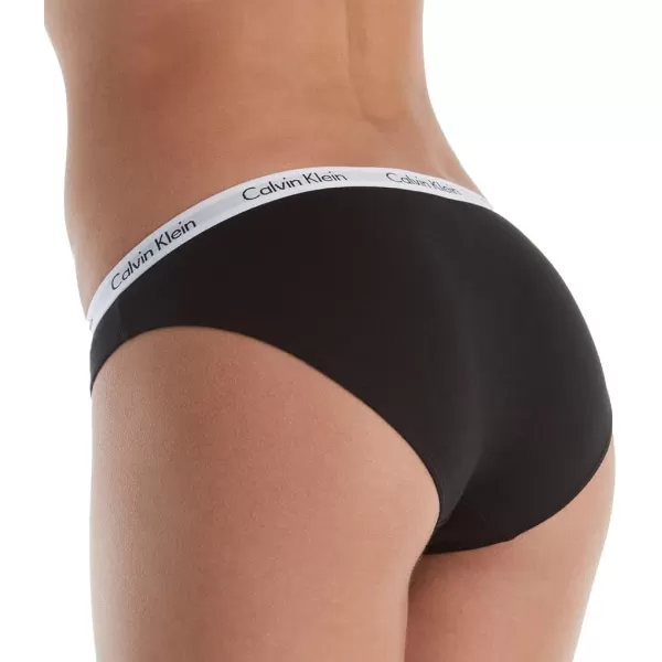 Calvin Klein Womens Carousel Logo Cotton Stretch Bikini Panties 3 Pack3 BlackWhiteGrey