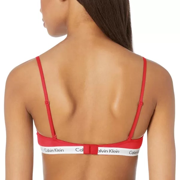 Calvin Klein Womens Carousel Triangle BraletteCherry Cord