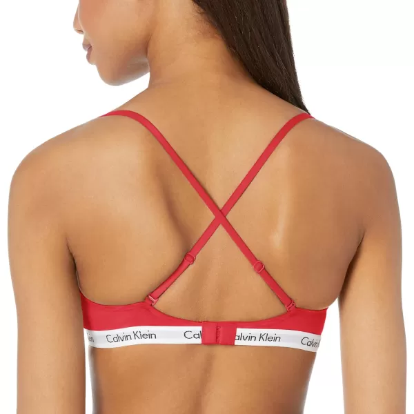 Calvin Klein Womens Carousel Triangle BraletteCherry Cord