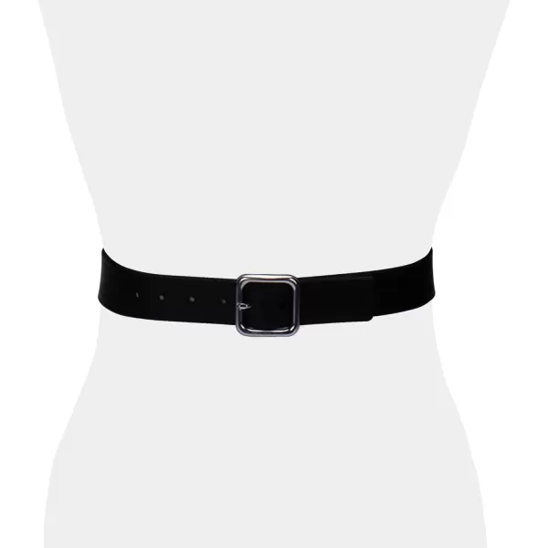 Calvin Klein Womens Casual Ck Jean BeltBlack Centerbar