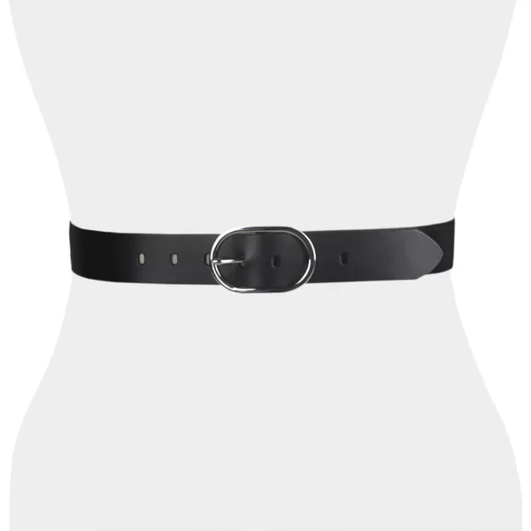 Calvin Klein Womens Casual and Dress Fashion BeltsBlack Center Bar