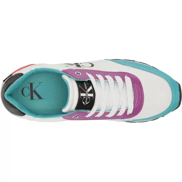 Calvin Klein Womens Cayle SneakerBlue Multi 421