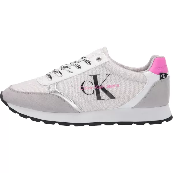 Calvin Klein Womens Cayle SneakerWhitepink 140