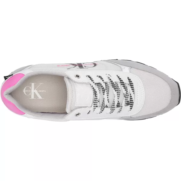 Calvin Klein Womens Cayle SneakerWhitepink 140