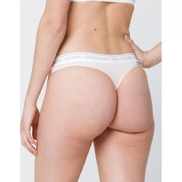 Calvin Klein Womens Ck One Cotton Thong PantyNymphs Thigh