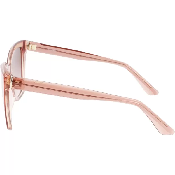 Calvin Klein Womens Ck22530s Rectangular SunglassesRose