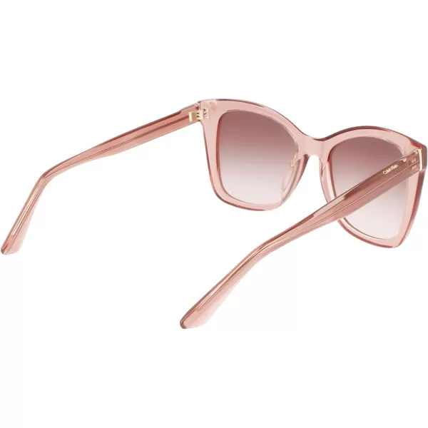 Calvin Klein Womens Ck22530s Rectangular SunglassesRose