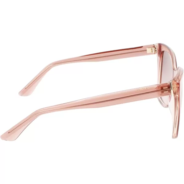 Calvin Klein Womens Ck22530s Rectangular SunglassesRose