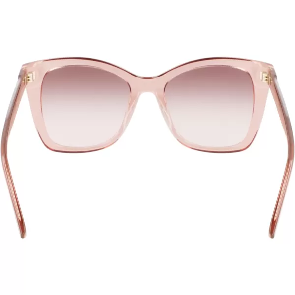 Calvin Klein Womens Ck22530s Rectangular SunglassesRose