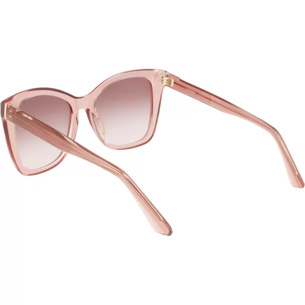 Calvin Klein Womens Ck22530s Rectangular SunglassesRose