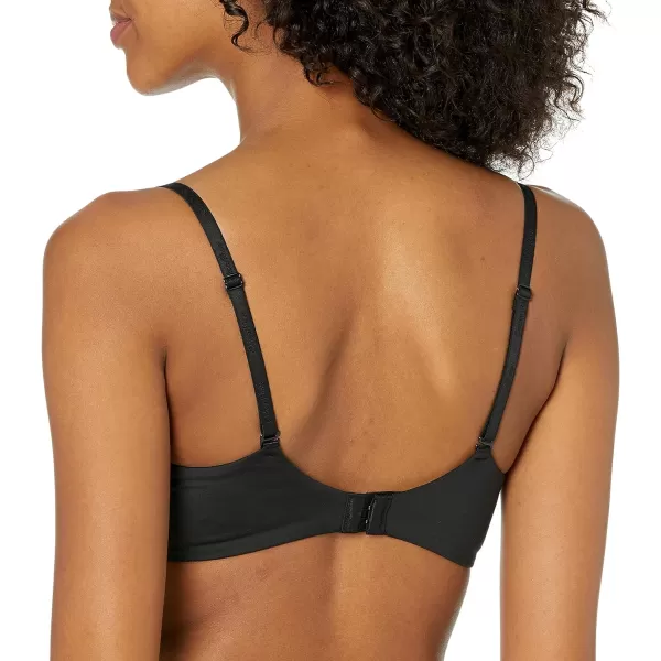 Calvin Klein Womens Constant Push Up Plunge BraBlack