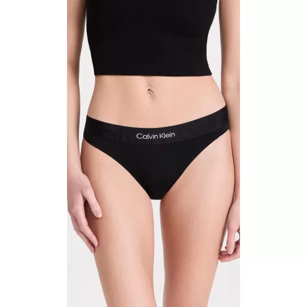 Calvin Klein Womens Embossed Icon BikiniBlack