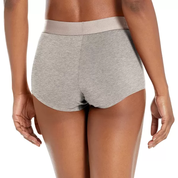 Calvin Klein Womens Embossed Icon Boxer ShortGrey Heather