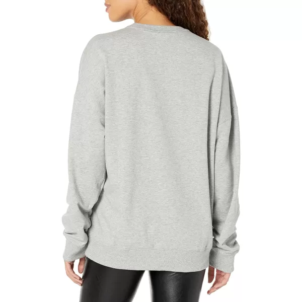 Calvin Klein Womens Embossed Icon Lounge SweatshirtGrey Heather