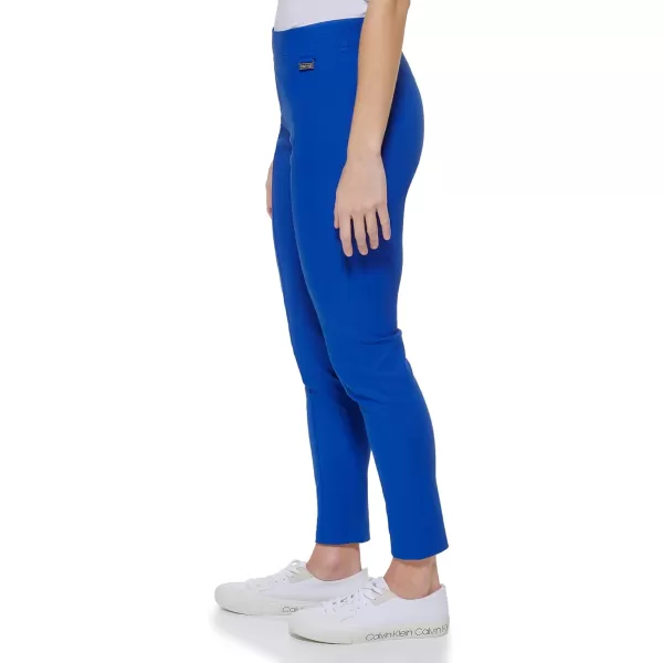 Calvin Klein Womens Everyday Ponte Fitted PantsKlein Blue