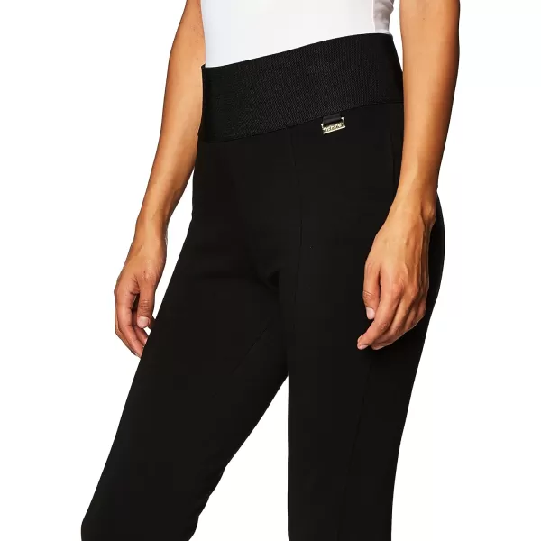 Calvin Klein Womens Everyday Ponte Fitted PantsObsidian Black