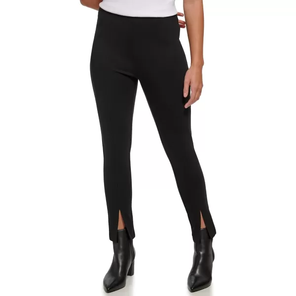 Calvin Klein Womens Everyday Ponte Fitted PantsObsidian Black