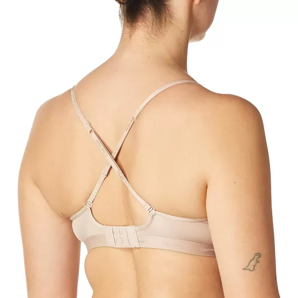 Calvin Klein Womens Form to Body Lightly Lined Triangle BraletteCedar